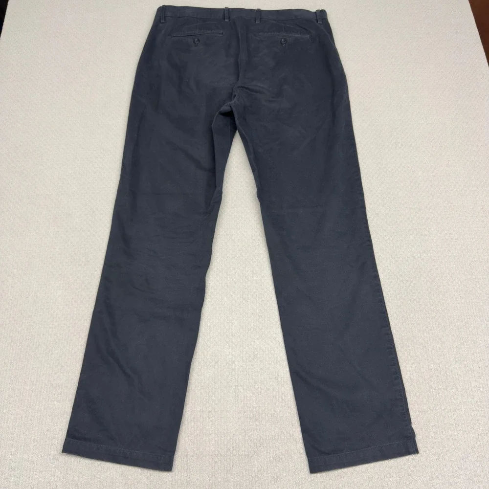Banana Republic Pants Mens 33x32 Navy Blue Kentfield Twill Cotton Chino Office
